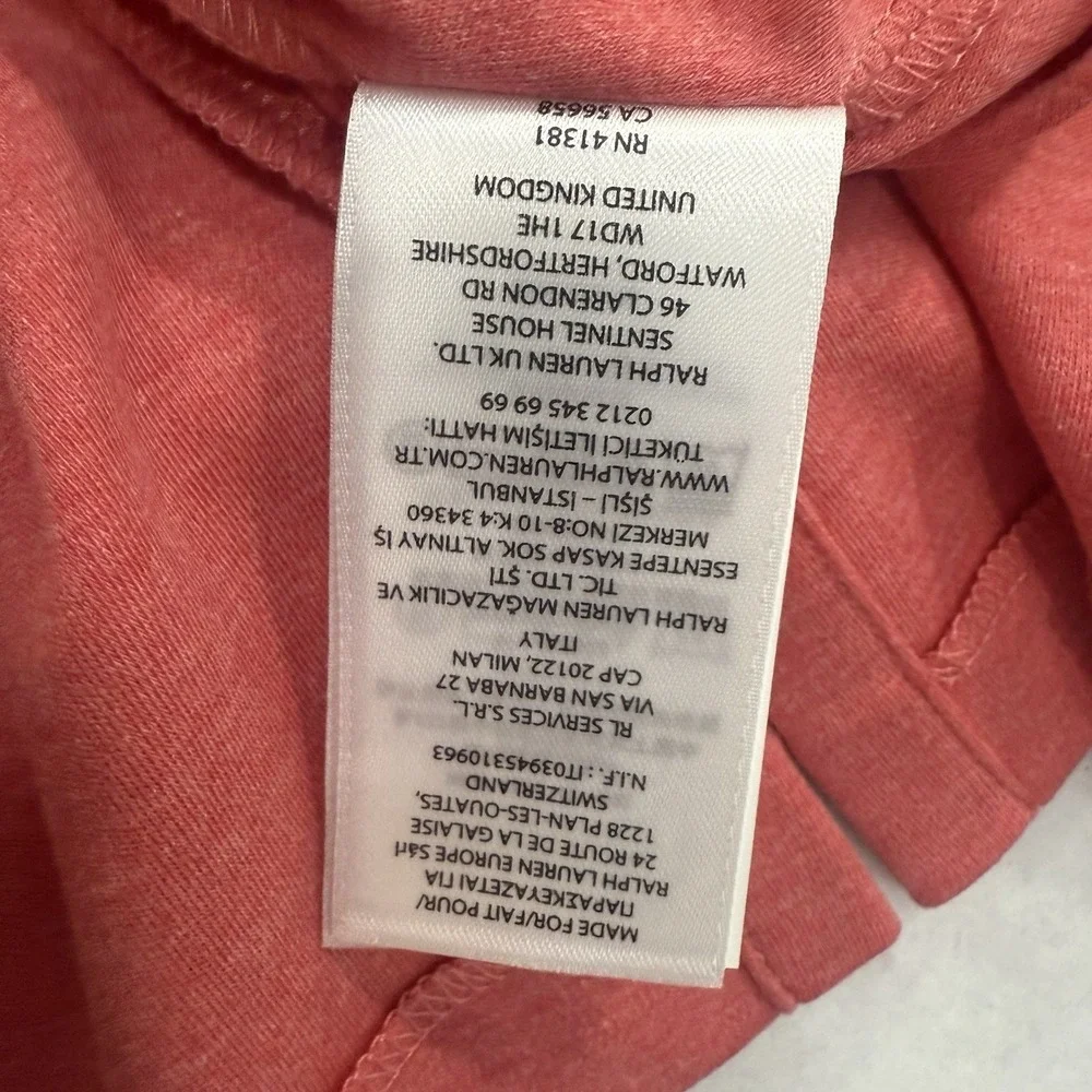 Polo Ralph Lauren Polo Shirt Mens 2XLT Heather Pink Soft Cotton Classic Fit Golf